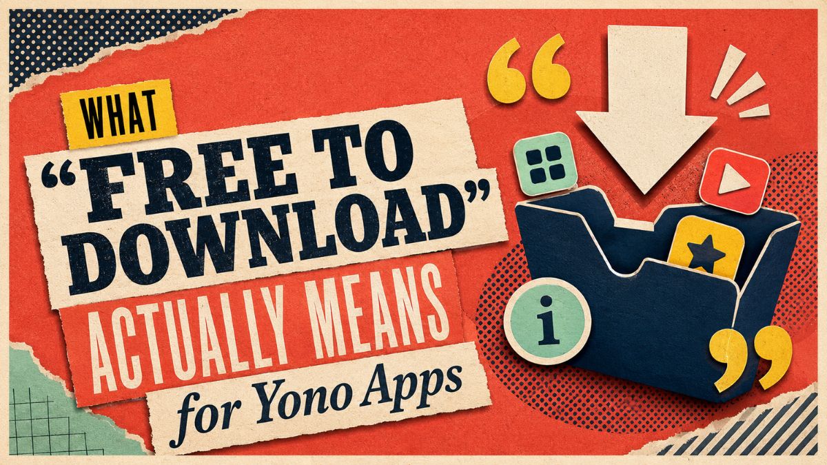 What "Free to Download" Actually Means for Yono Apps